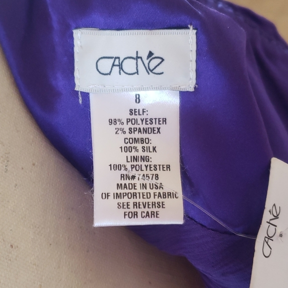 Cache Satin Cocktail Dress - Picture 6 of 6